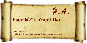 Hegedűs Angelika névjegykártya